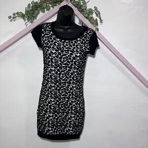 Women’s Winter Going Out Mini Dress Leopard Print Y2k Bling Cheetah Girls Bratz￼